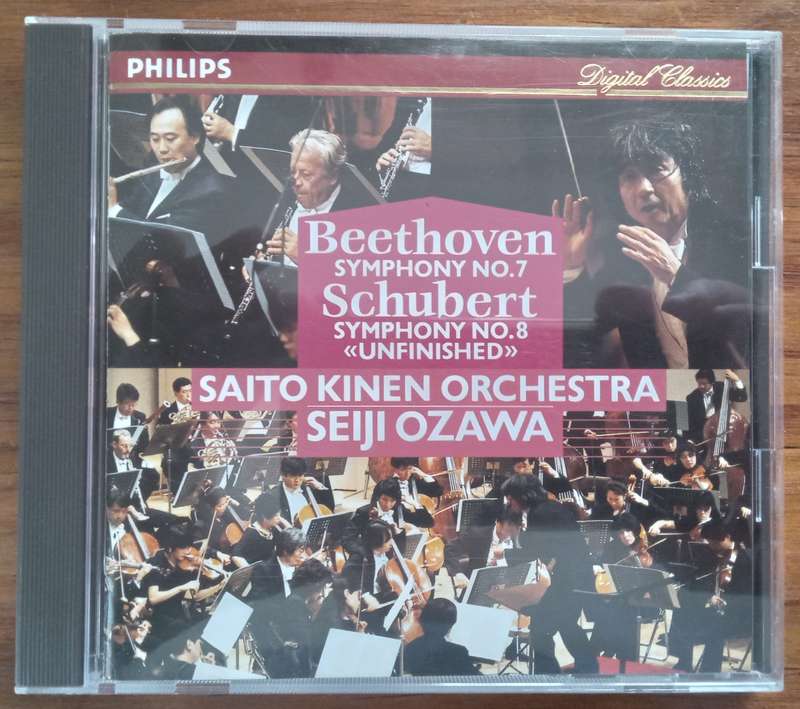 Beethoven: Symphony No. 7, Schubert: Symphony No. 8 (Ozawa)