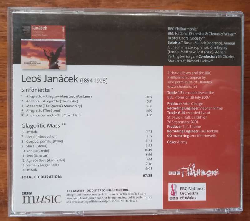 Janacek: Sinfonietta, Glagolitic Mass