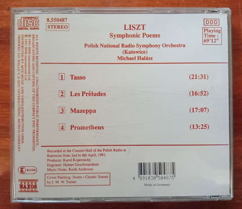 Liszt: Symphonic Poems