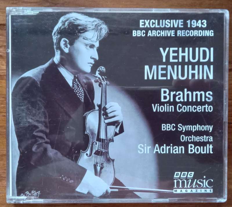 Brahms: Violin Concerto (Menuhin, rec. 1943)