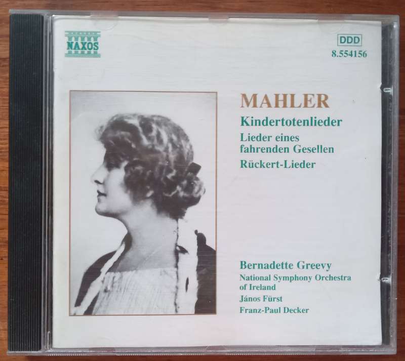 Mahler: Orchestral Lieder (Greevy)