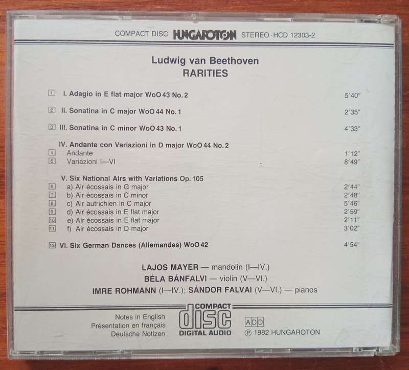 Beethoven: Rarities