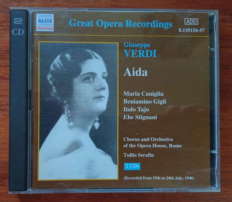 Verdi: Aida (2CDs, with Gigli, recorded 1946)