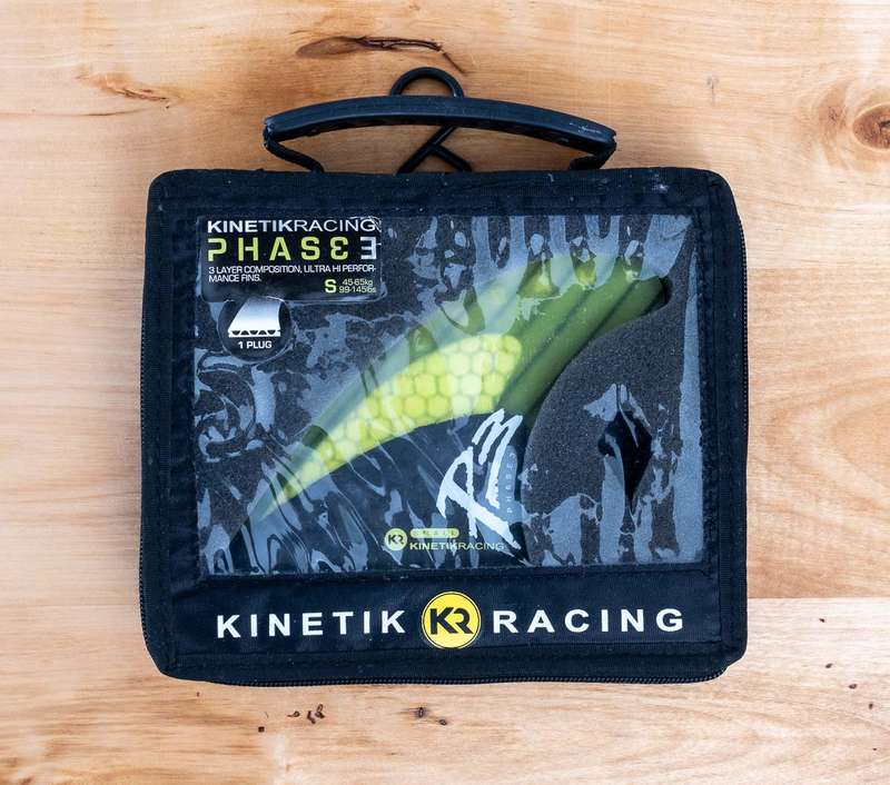 Kinetik Racing Phase 3 Futures P3 Thruster Surfboard Fins - Size Small