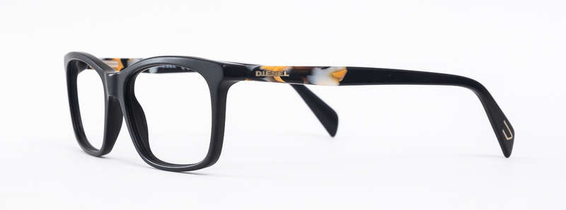 Mens Diesel RX Eyeglass Frames DL5089-002 in Black 54mm
