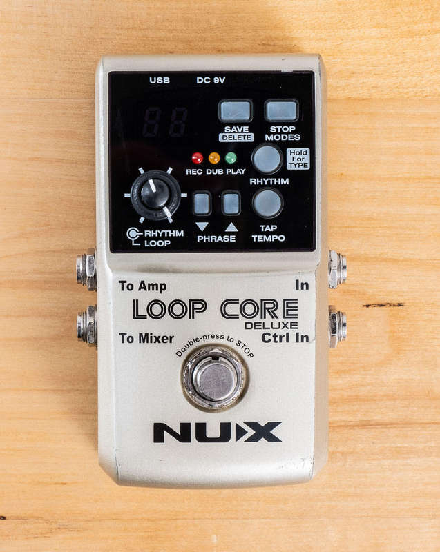 NUX Loop Core Deluxe Looper Guitar Pedal + Power Supply