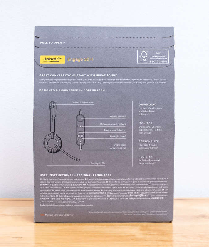 Jabra Engage 50 II Link MS Stereo USB-A Headset 5099-299-2119 Call Centre headphones