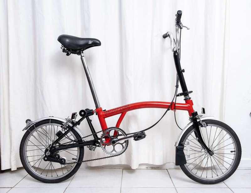 Brompton Folding Bicycle with Cover