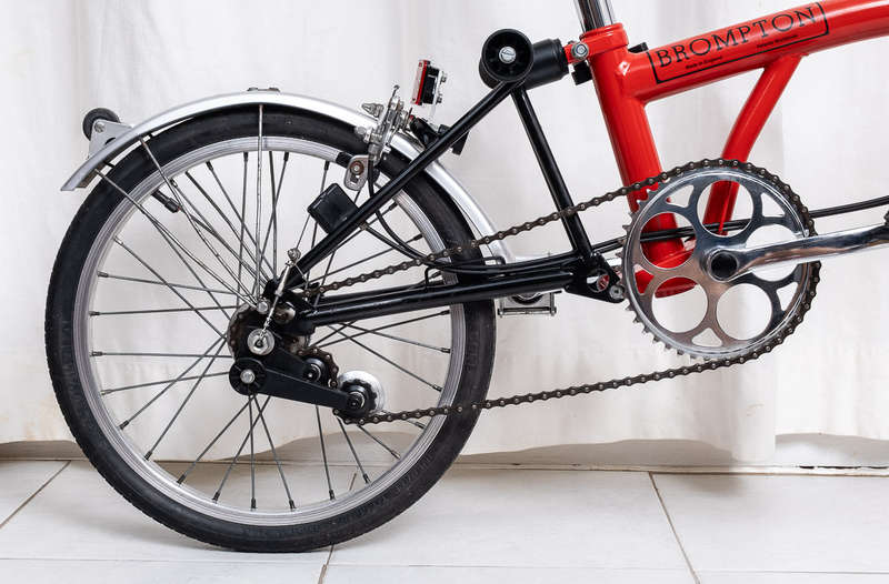 Brompton Folding Bicycle with Cover