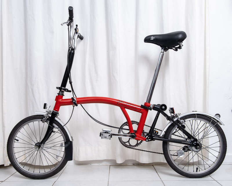 Brompton Folding Bicycle with Cover