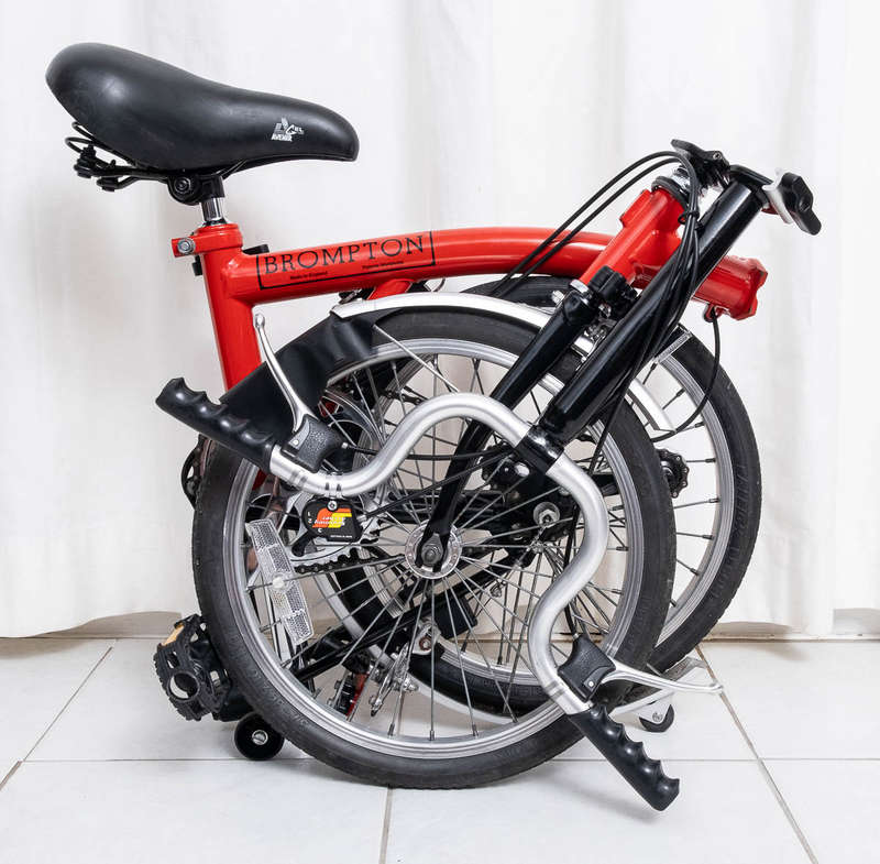 Brompton Folding Bicycle with Cover