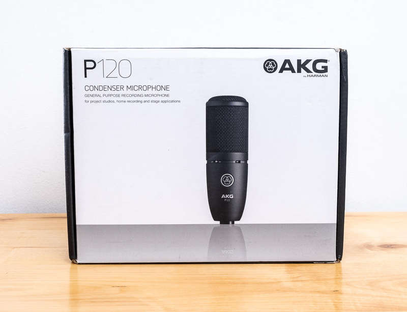 AKG P120 Studio Condenser Microphone Black XLR