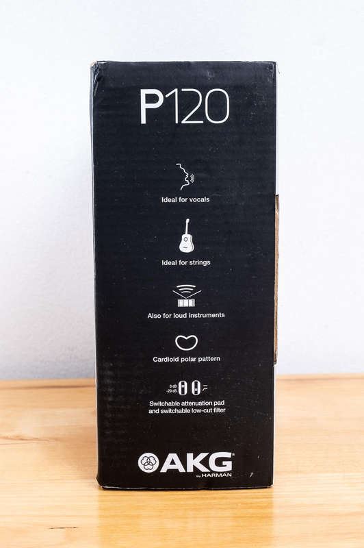 AKG P120 Studio Condenser Microphone Black XLR