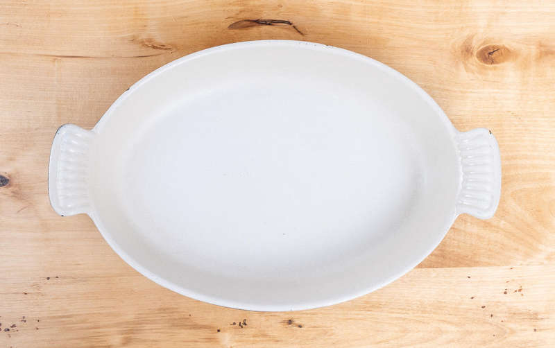 Le Creuset No 28 Cast Iron Oval Au Gratin Dish 1.6L
