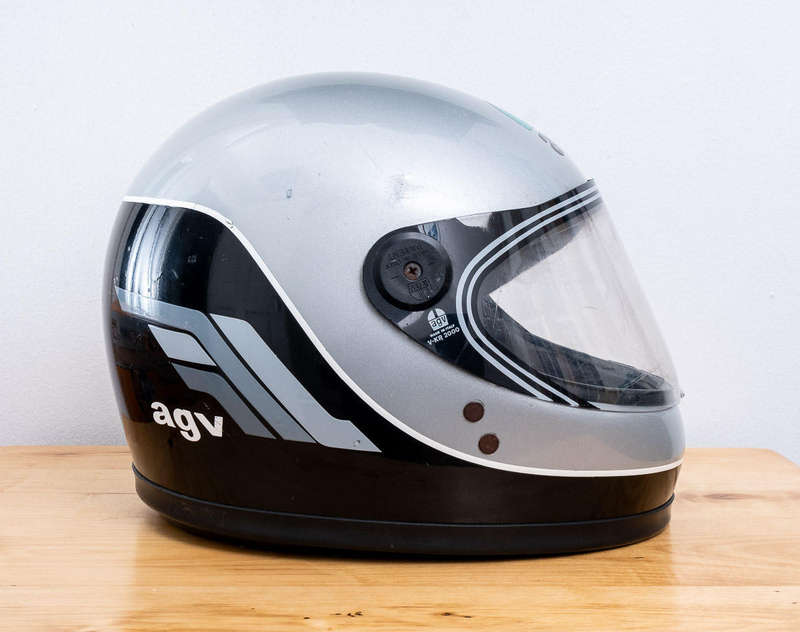 Vintage AGV KR-2000 Full Face Motorbike Helmet 1980s/90s - Made in Italy