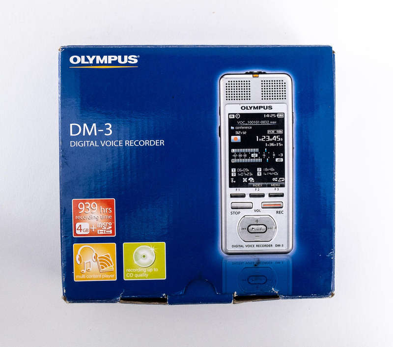 Olympus DM-3 Digital Voice Recorder Dictaphone *WITH BOX*