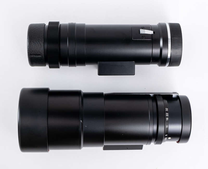 Leica Telyt 400mm F6.8 R Lens Leitz Wetzlar w/ Box & Shoulder Stock 400/6.8