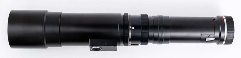 Leica Telyt 400mm F6.8 R Lens Leitz Wetzlar w/ Box & Shoulder Stock 400/6.8