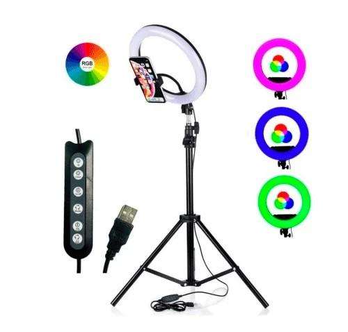 RGB LED 3D - 26 - Livestreaming Ambience Lamp + Tripod Stand!