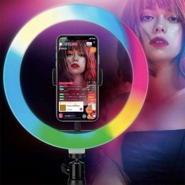 RGB LED 3D - 26 - Livestreaming Ambience Lamp + Tripod Stand!