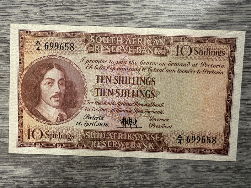 1948 10 Shillings - M.H. de Kock