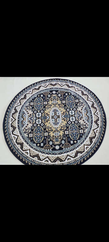 Round Gabbeh design persian carpet