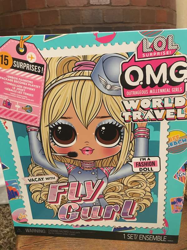 Lol Surprise Omg Travel Doll- Fly Gurl - New In Box