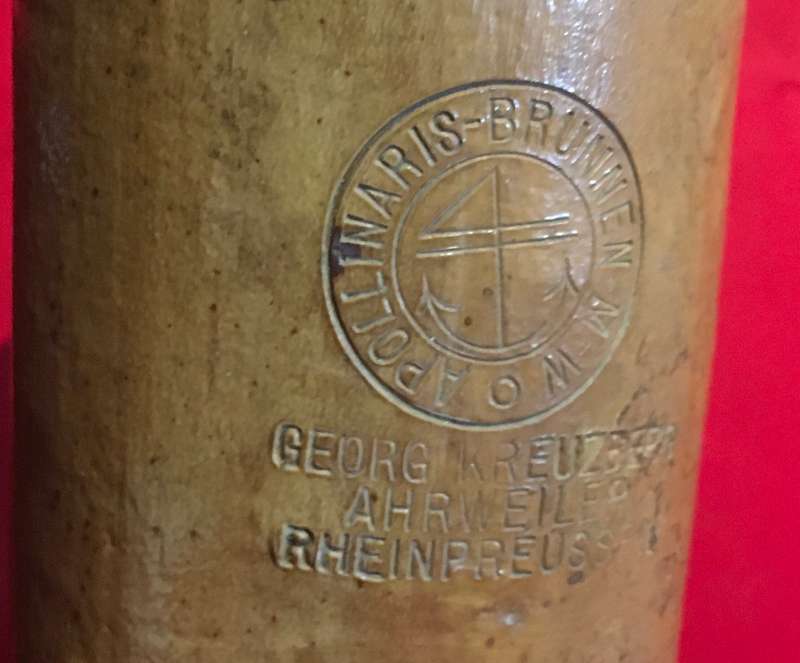 Antique 1860s Apollinaris Brunnen Georg Kreuzberg Mineral Water Bottle