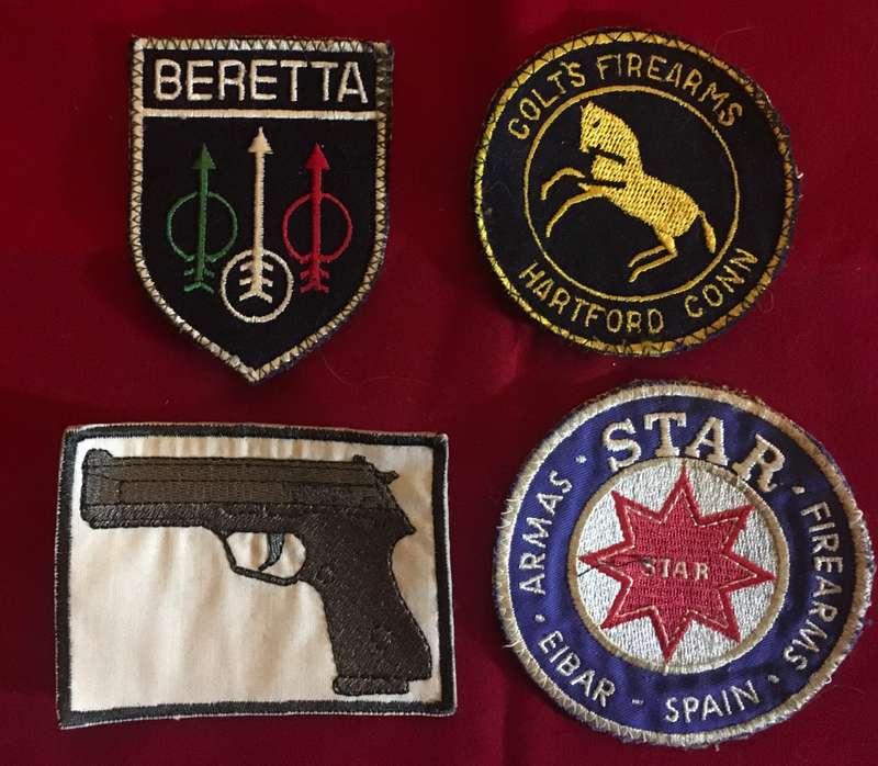 Gun patches - lot of 4