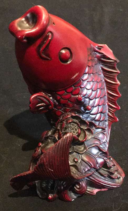 Oriental Carp Figurine