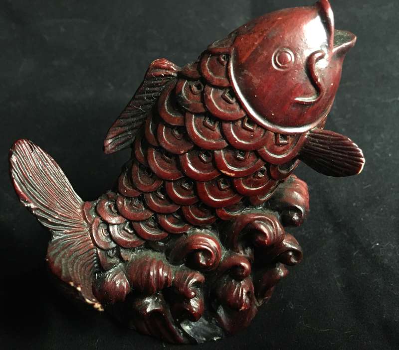 Oriental Carp Figurine