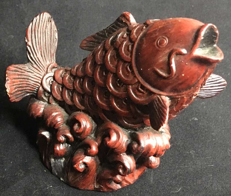 Oriental Carp Figurine