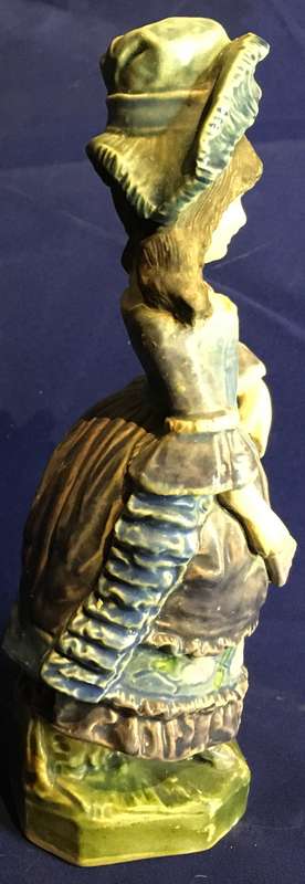 1930s Urbach Brothers Majolica Figurine - Austrian