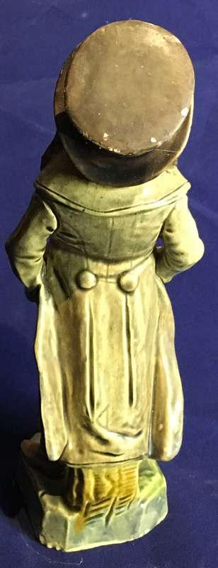 1930s Urbach Brothers Majolica Figurine - Austrian - male figurine