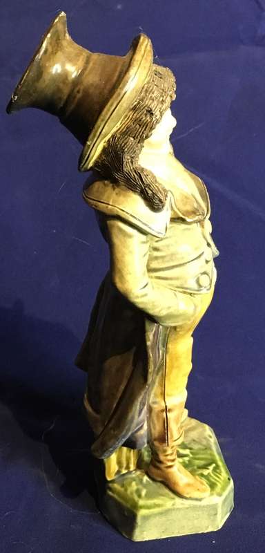 1930s Urbach Brothers Majolica Figurine - Austrian - male figurine