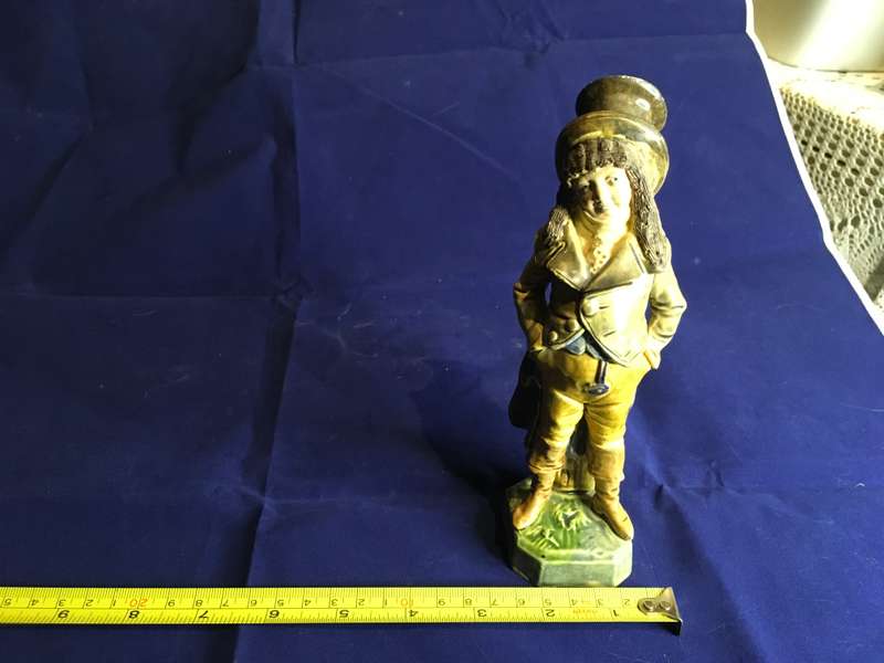 1930s Urbach Brothers Majolica Figurine - Austrian - male figurine
