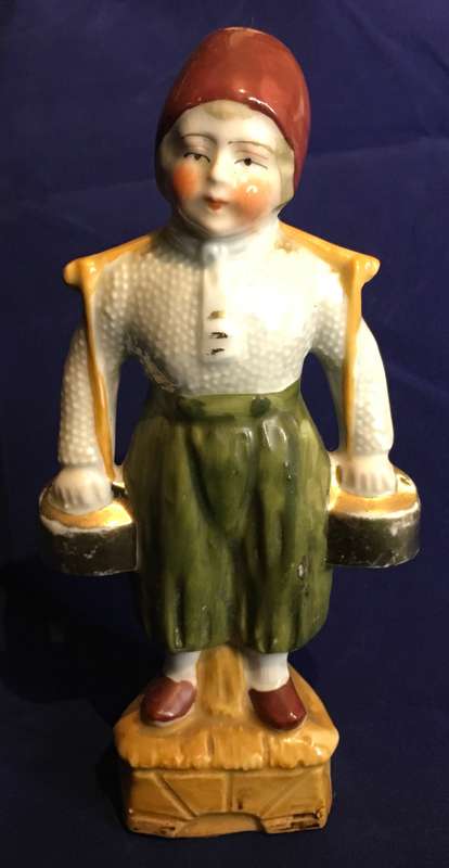 Dutch boy  with yoke water buckets made in Germany
