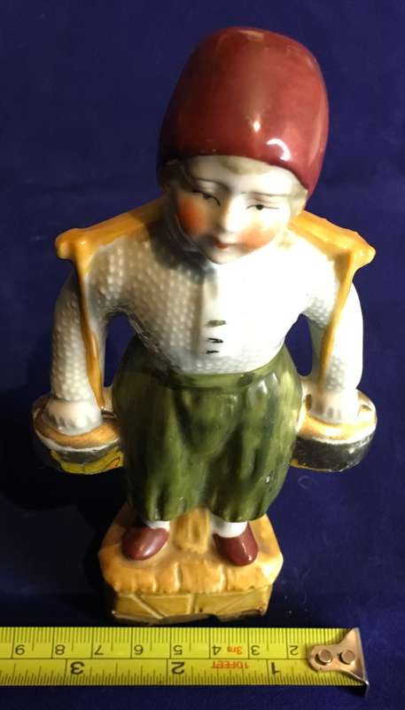 Dutch boy  with yoke water buckets made in Germany