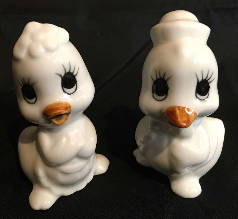 Bone China ducklings - pair