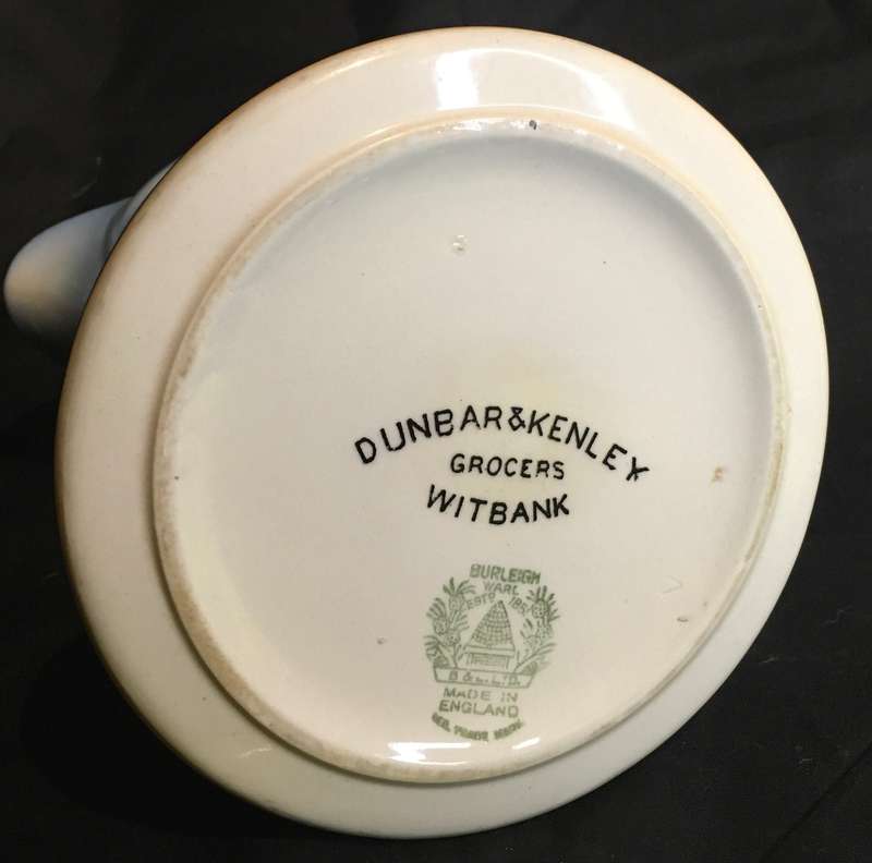 Burleighware pitcher