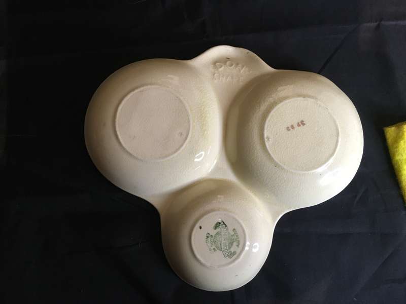 Arthur Wood Dickensware 3 section sweet dish