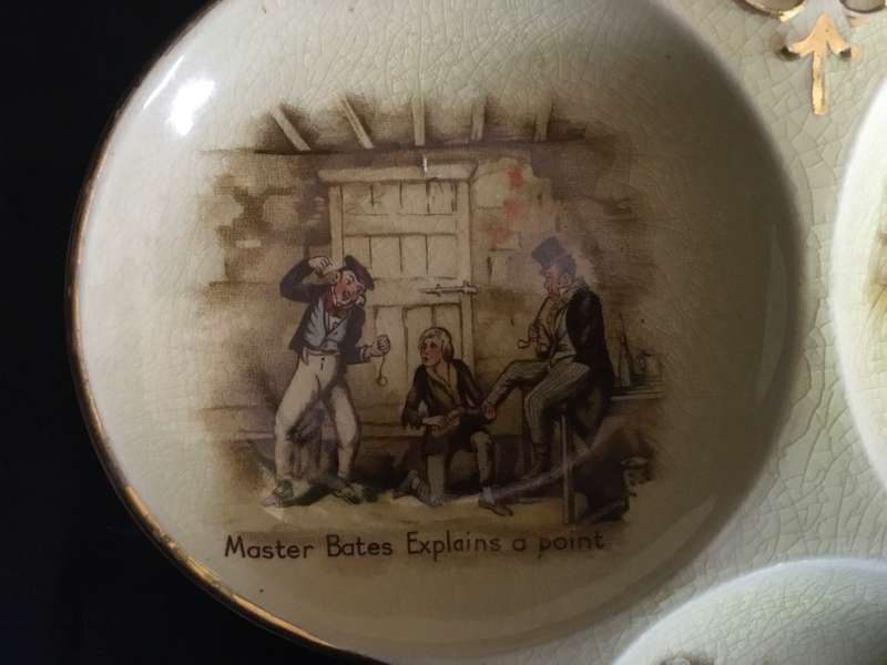 Arthur Wood Dickensware 3 section sweet dish