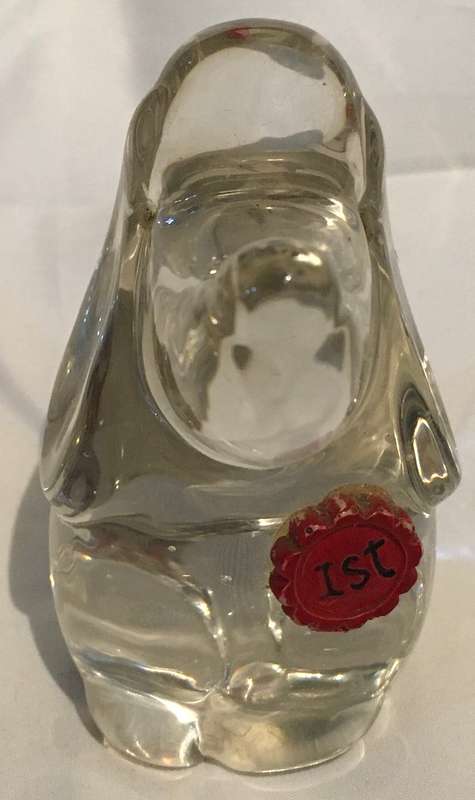 Basset hound paperweight