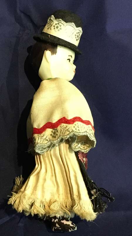 1950s Hungarian man doll