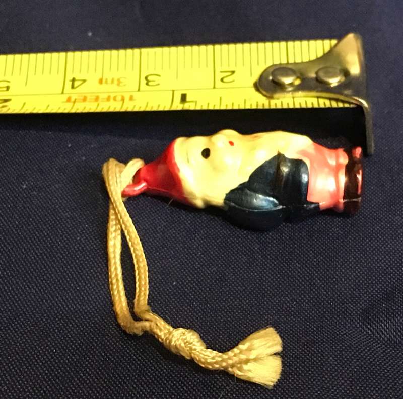 Dwarf Crackerjack celluloid charm