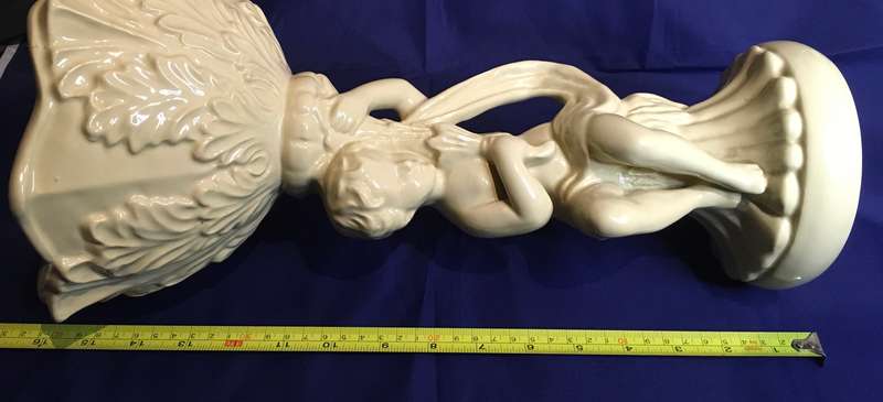 Pedestal planter/ ornament - 39 cm high