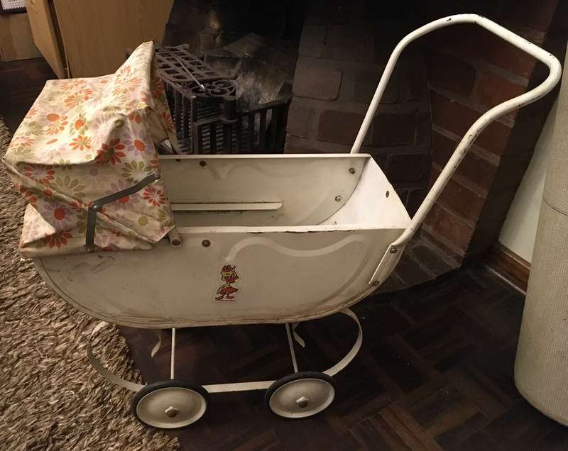 Vintage doll pram