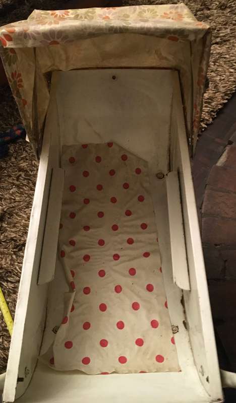 Vintage doll pram