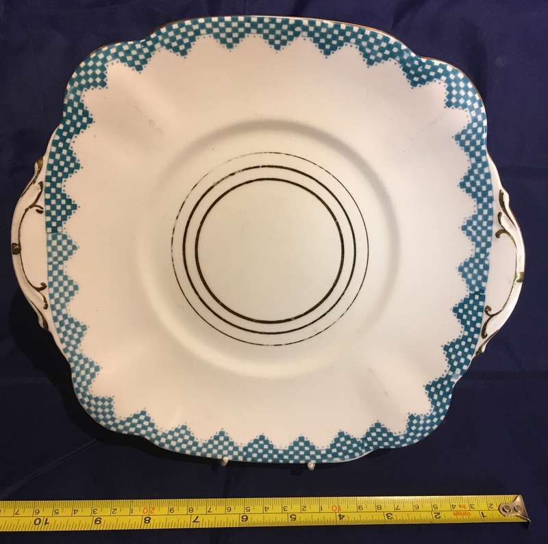 Royal Standard Art Deco bone china serving platter