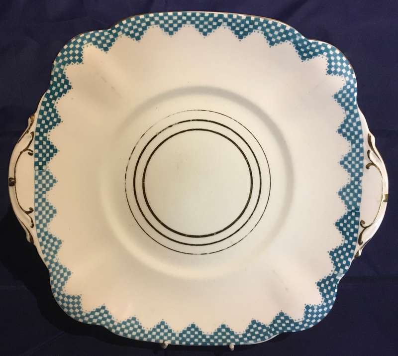 Royal Standard Art Deco bone china serving platter